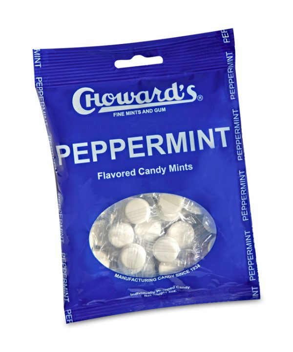 CHoward's Peppermint Mints Peg Bag 3oz 12ct